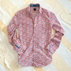 J. Crew LIKE NEW Spring Floral Midweight Cotton Shirt SZ S